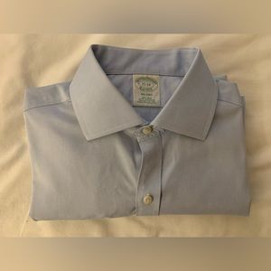 Brooks Brothers blue dress shirt in Milano fit 15 / 34